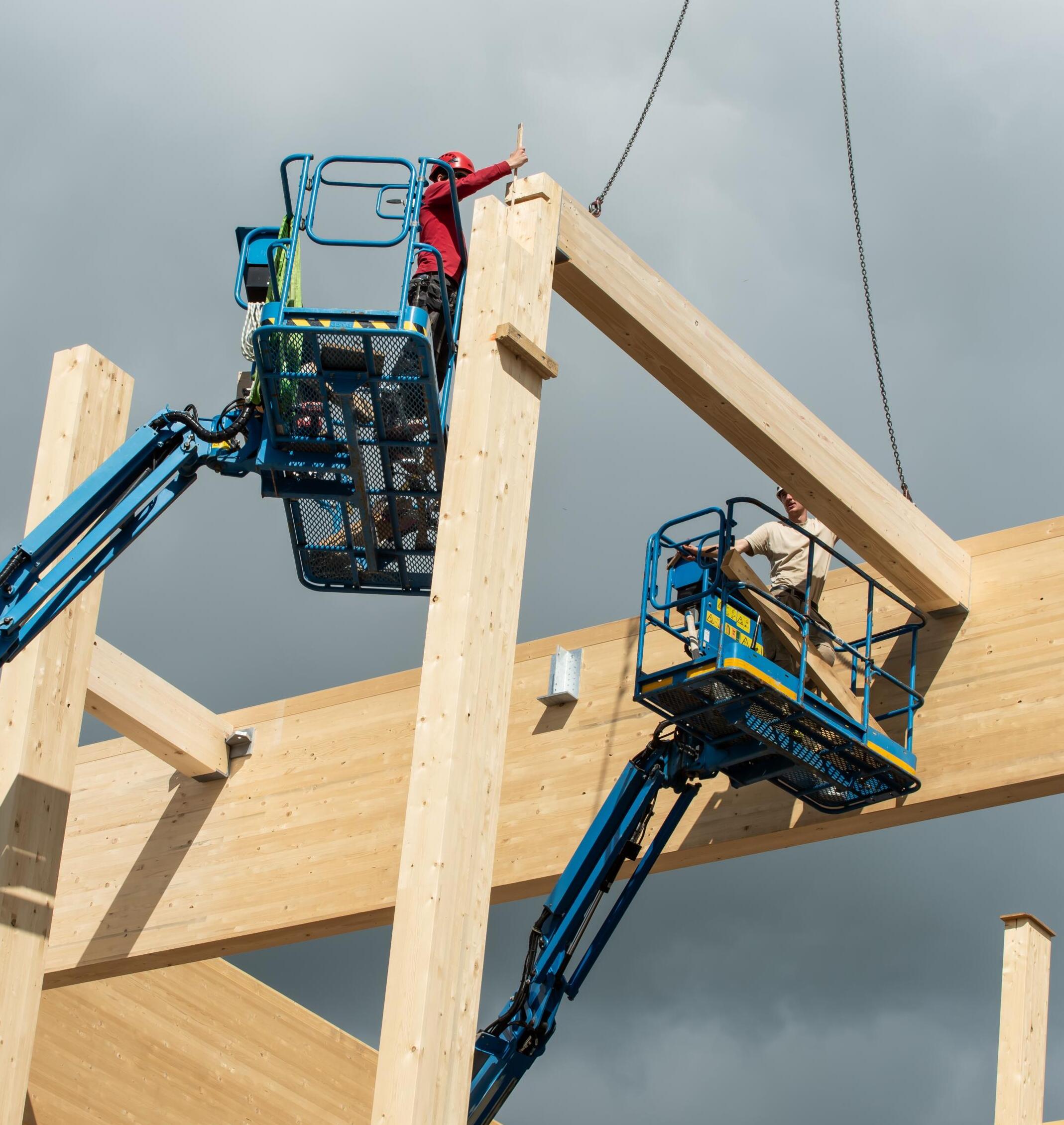 Arbeiten auf der Baustelle